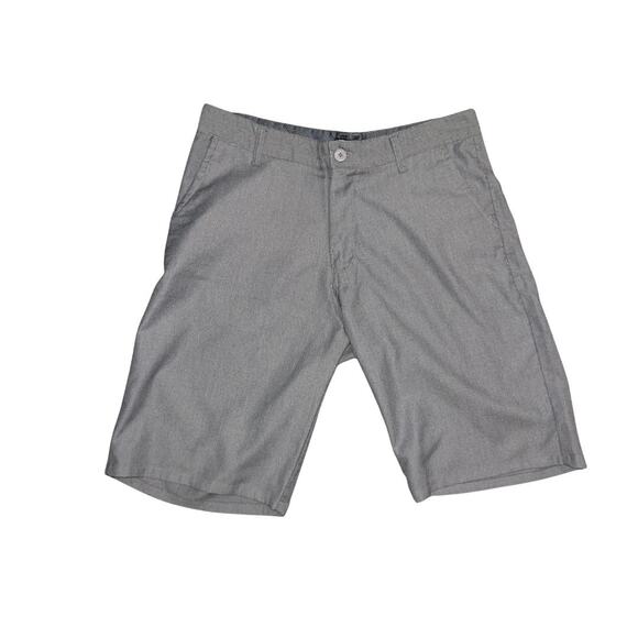 Elixir Men Chino Shorts Gray Pockets Size 36 - Picture 1 of 4